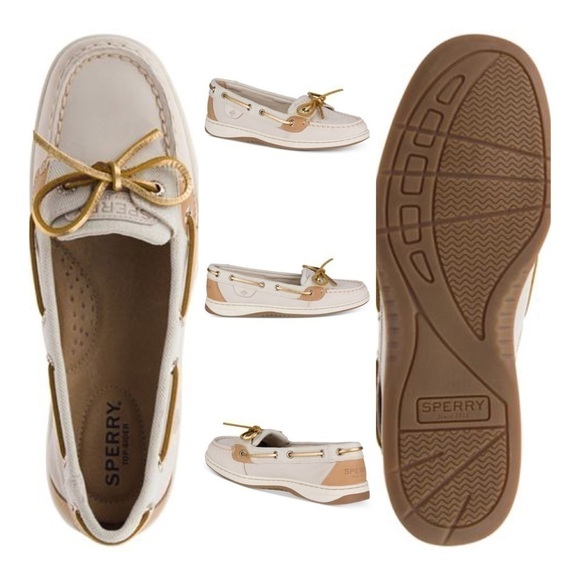 SPERRY Women’s Angelfish Boat Shoes - Oat - Picture 1 of 8